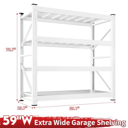 59" W Heavy Duty Adjustable Storage Shelf