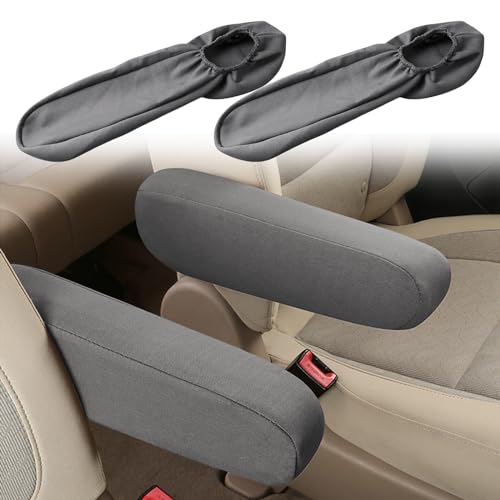 2PC Car Front Seat Armrest Covers
