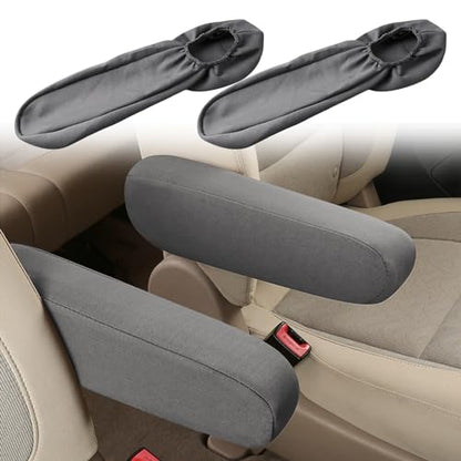 2PC Car Front Seat Armrest Covers