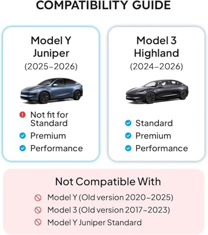 for 2026 Tesla Model Y (4 Count)