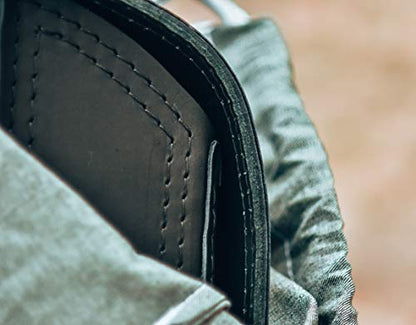 Outsider motorcycle leather saddle bag for Harley Softail