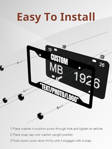 Custom License Plate Frame