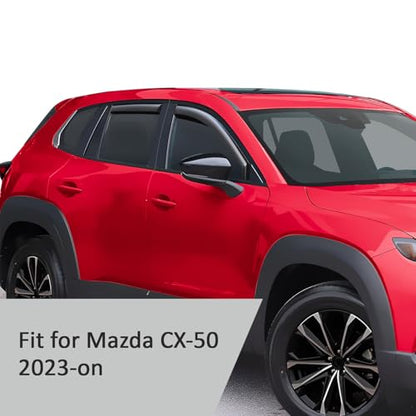 in Channel Extra Durable Rain Guards for Mazda CX