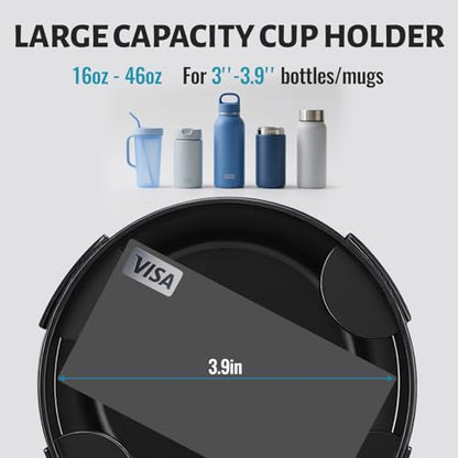 Car Back Seat Organizer with 2 Cup Holders & Tablet Holder