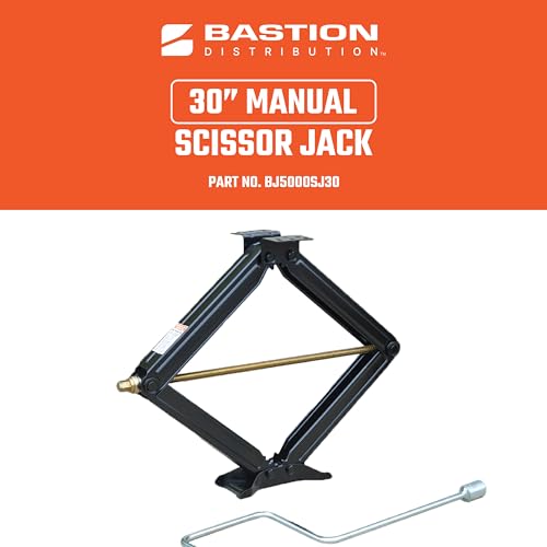 30" Scissor Jack with Crank Handle