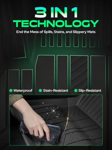 Automotive Floor Mats for Tesla Model Y Juniper 2025 2026 (6 Count)