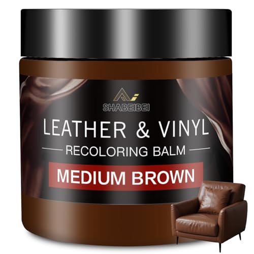 Leather Recoloring Balm and Scratch Repair Kit