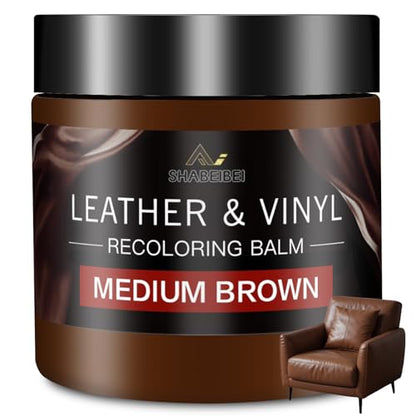 Leather Recoloring Balm and Scratch Repair Kit