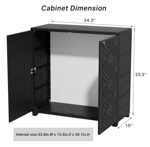Outdoor Storage Cabinet Waterproof (28 Count)