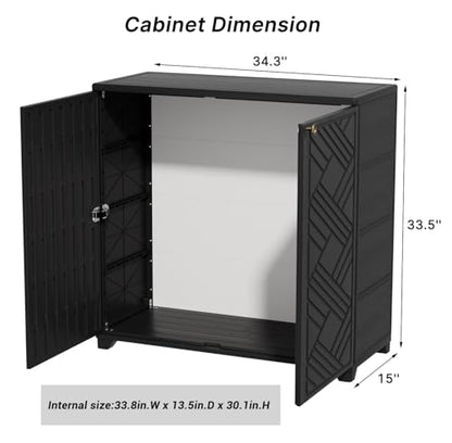 Outdoor Storage Cabinet Waterproof (28 Count)
