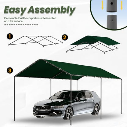 Carport 10‘ x 20’ Garage Car Canopy w