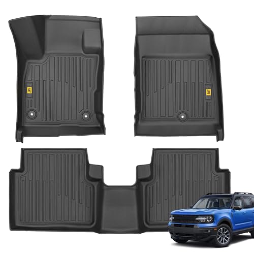 JustFit™ 3D All Weather Floor Mats for Ford Bronco Sport ONLY 2021