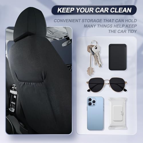 Front Faux Leather Seat Covers Custom Fit for Jeep Grand Cherokee WK2 2011 (2 Count)