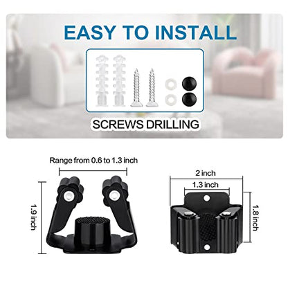 6PCS Broom and Mop Holder (6 Count)