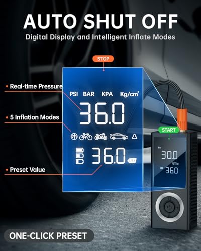 Tire Inflator Portable Air Compressor