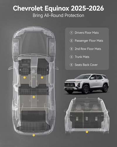 Floor Mats for Chevy Equinox & GMC Terrain 2025