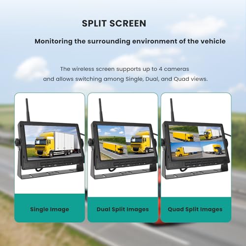 Wireless Backup Camera with 7" Monitor