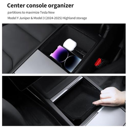 9Pcs Set Center Console Organizer Tray for Tesla Model Y Juniper 2025 2026 (2 Count)