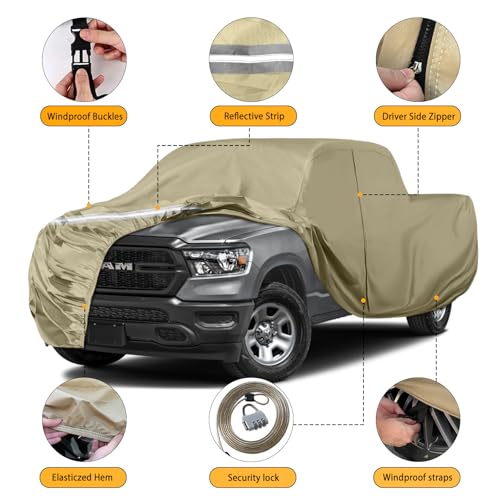 Waterproof Truck Covers for CrewCab 5.5 ft
