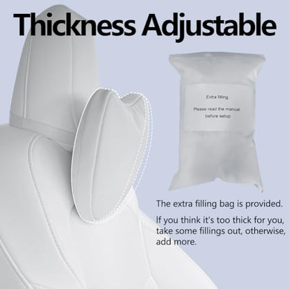 TESBEAUTY Headrest Pillow 2 Packs for Tesla Neck Pillow Designed for Tesla Model Y (2 Count)