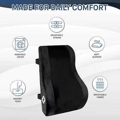 Lumbar Support Pillow Mid and Lower Back with Cooling