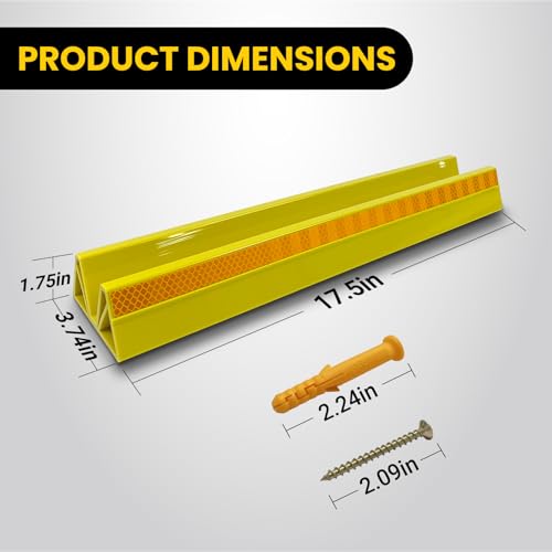 18" Parking Stopper for Garage (2 Count)