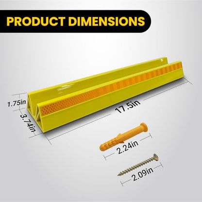 18" Parking Stopper for Garage (2 Count)