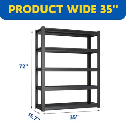 72''H Garage Shelving Heavy Duty