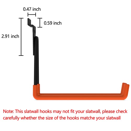 Slatwall Hooks Slatwall Accessories Utility Hooks Garage Storage Tool Organizer Large Heavy Duty Garage Panels Hooks for Ladders Bulk Items