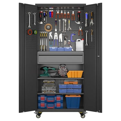 Garage Storage Cabinet with Wheels