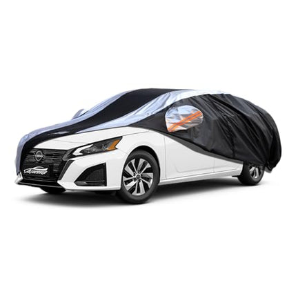 Altima Car Cover Waterproof All Weather with Silver Strip Design