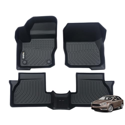 Car Floor Mats Custom Fit 2012 to 2018 Ford Focus All Weather Floor Liners for Ford Focus 2012
