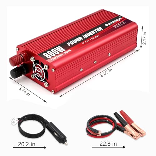 800 Watt Car Inverter DC 12V to 110V