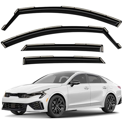 Window Deflectors Smoke Tinted in