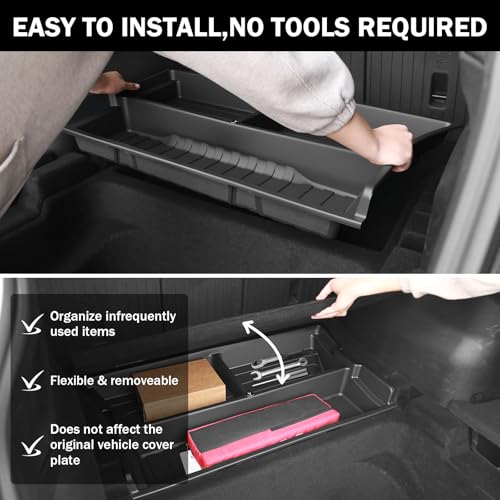 Hidden Trunk Organizer Tray for Tesla Model Y 2019
