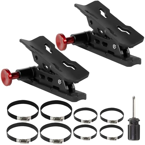 Quick Release Fire Extinguisher Mount with 8 Clamps for Tractor 2PCS (2 Count)