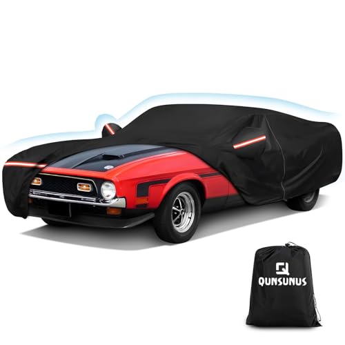QUNSUNUS Waterproof Car Cover for Ford Mustang 1969