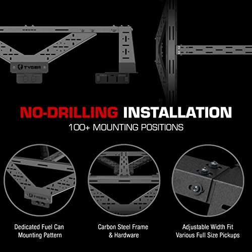 Plate Style Overland Bed Rack for Full