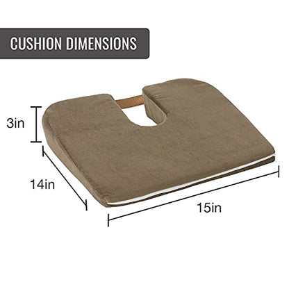 Gradual Slope Seat Cushion for Coccyx