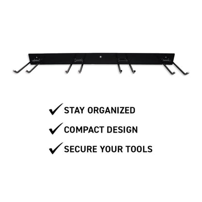 Four Hook Tool Rack