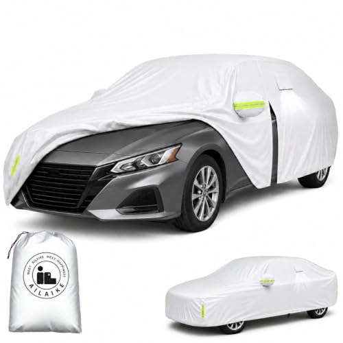 10 Layer Car Cover Waterproof All Weather Fit for Altima 2019