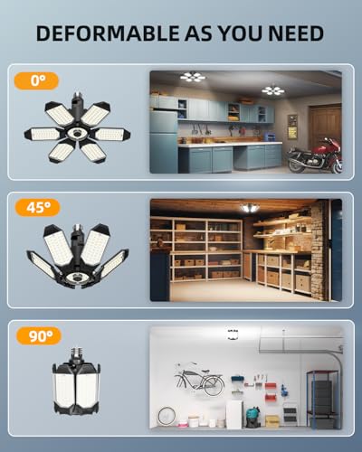 Rotatable LED Garage Light 4 Pack (4 Count)