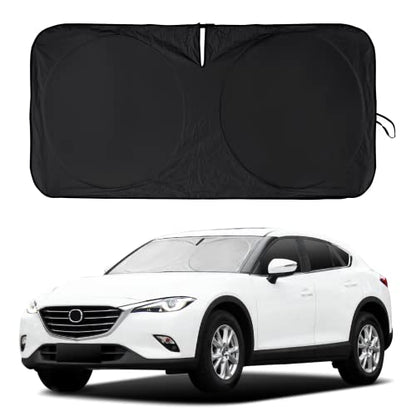Windshield Sun Shade Compatible with 2024 2023 2022 2021 2020 2019 2018 Mazda CX5 CX