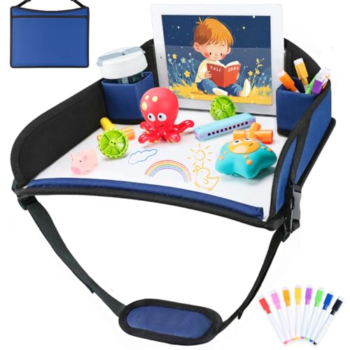 Kids Travel Tray for Toddler Car Seat (16 Ounce)