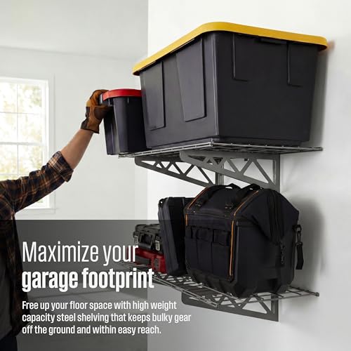 Steel Garage Wall Shelves 2 (2 Count)