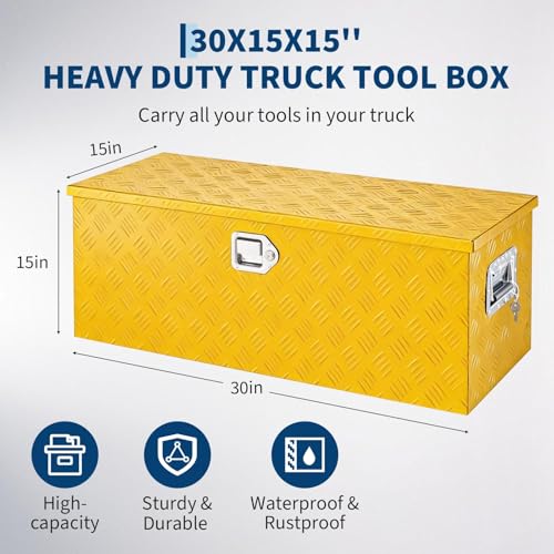 Aluminum Truck Bed Tool Box 30''
