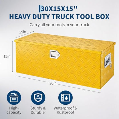 Heavy Duty Aluminum Truck Bed Tool Box 30''