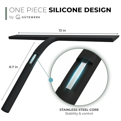 Silicone Shower Squeegee with 3