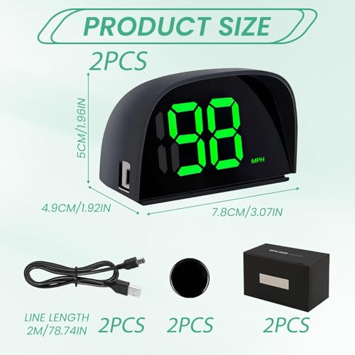2 Pack Car GPS Speedometer (2 Count)