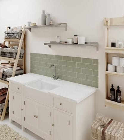 6 in. x 36 in. Stainless Steel Wall Mount Shelf